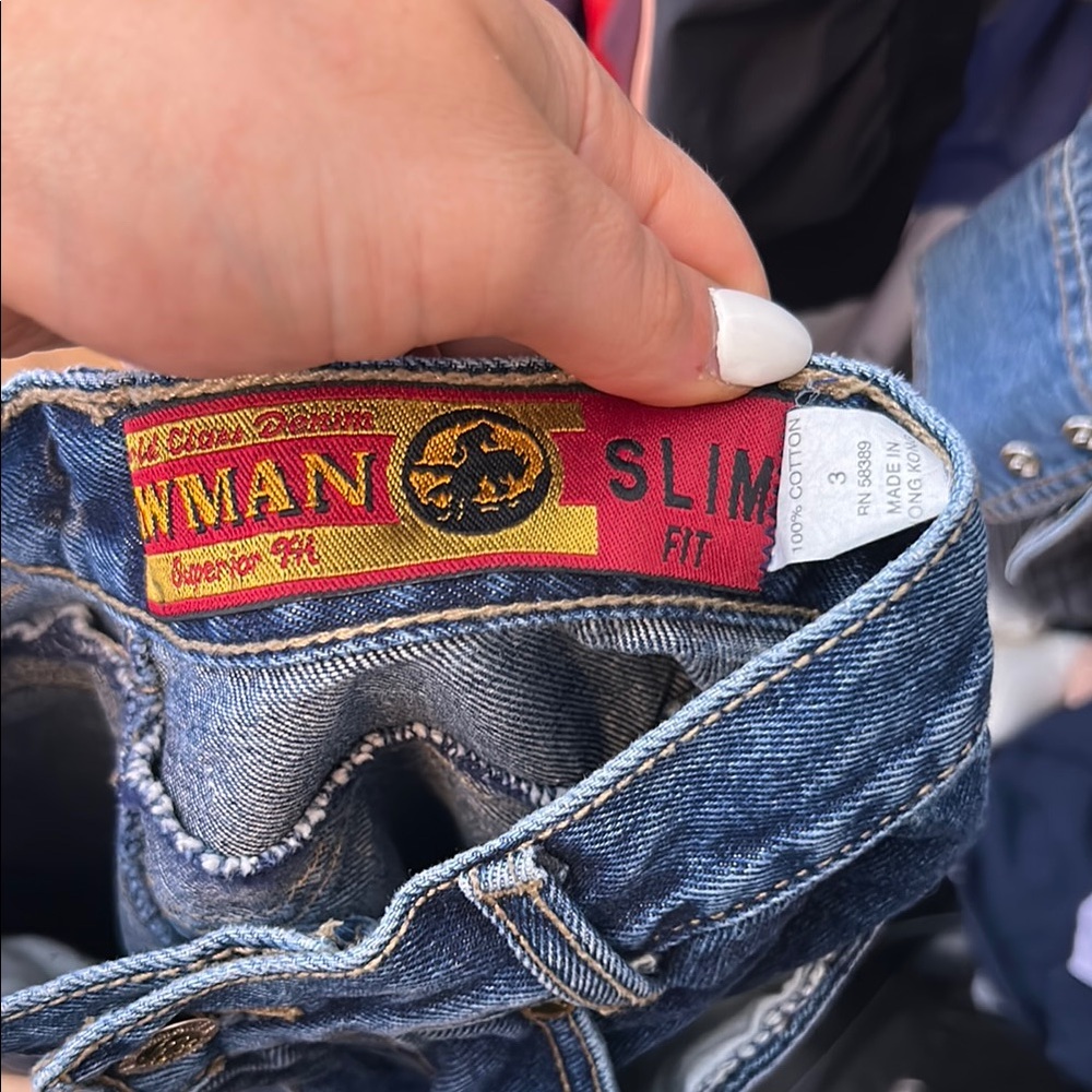 Vintage Lawman Western Denim Jeans - Picture 2 of 4